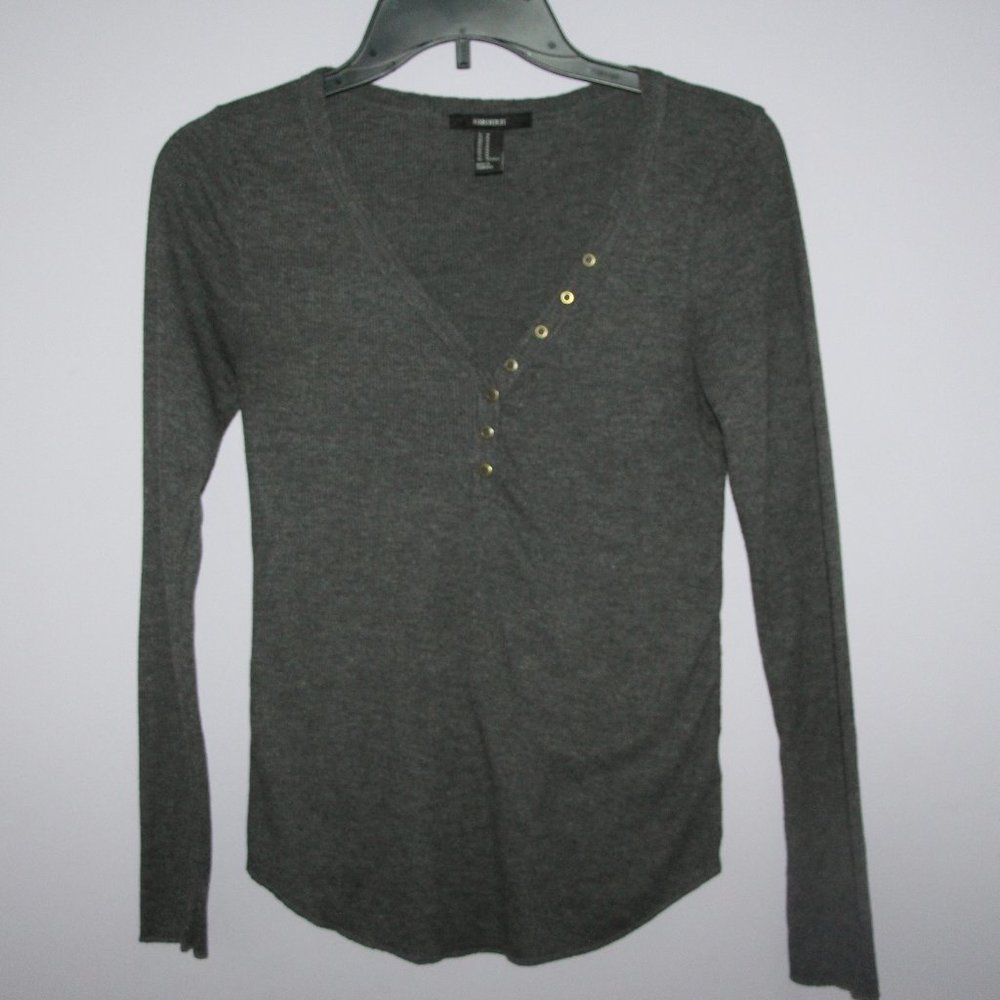 Dark grey sweater top